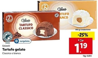 Lidl Gelatelli tartufo gelato offerta