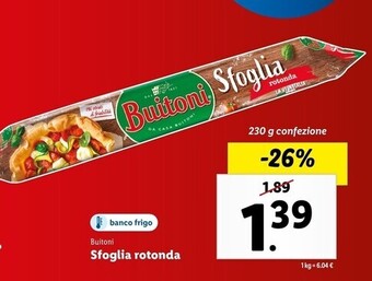 Buitoni sfoglia rotonda