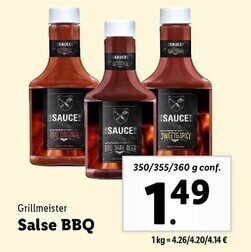 Lidl Grillmeister - salse bbq offerta
