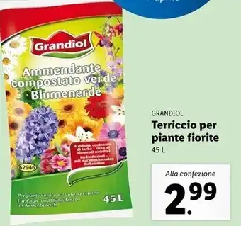 Grandiol - terriccio per piante fiorite