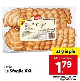Lidl Sondey le sfoglie xxl offerta