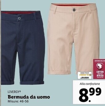 Livergy bermuda da uomo
