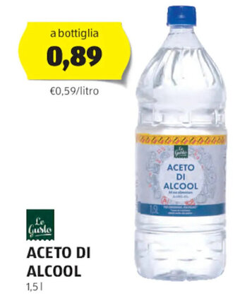 ALDI Le Gusto Aceto di alcool 1,5 l offerta