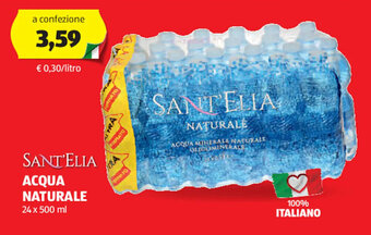 Sant'Elia Acqua Naturale 24 x 500 ml