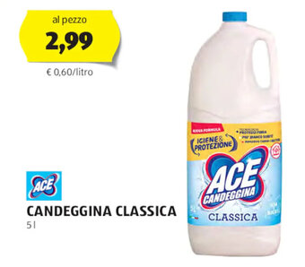 Ace Candeggina Classica 5 l