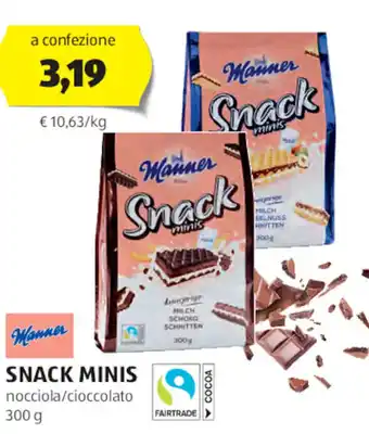 ALDI Manner Snack Minis 300 g offerta