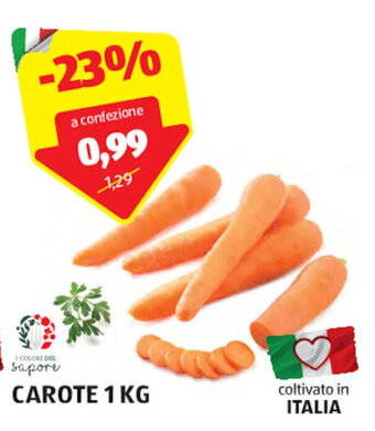 ALDI Carote 1 kg offerta
