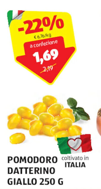 ALDI Pomodoro Datterino Giallo 250 g offerta