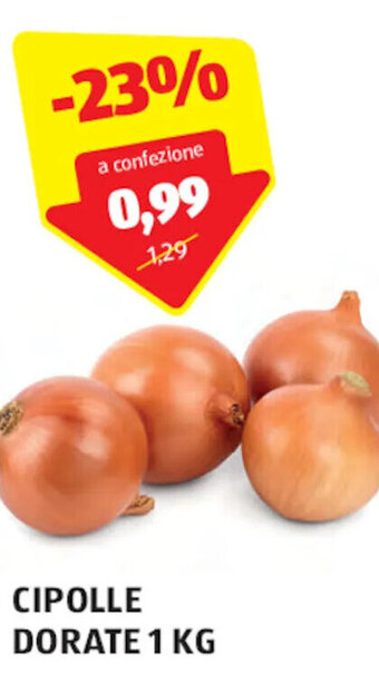 ALDI Cipolle Dorate 1 kg offerta