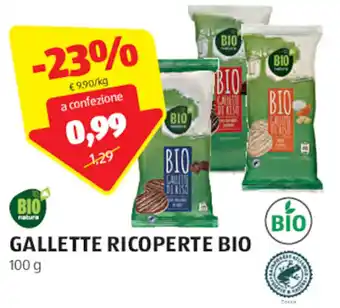ALDI Bio natura Gallette Ricoperte Bio 100 g offerta