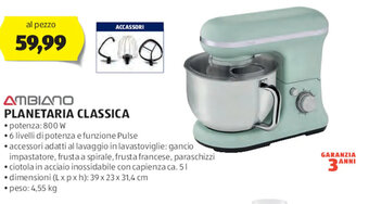 ALDI Ambiano Planetaria classica offerta