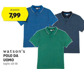 ALDI watson's Polo da uomo taglie: 48-58 offerta
