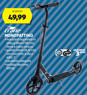 ALDI crane monopattino offerta