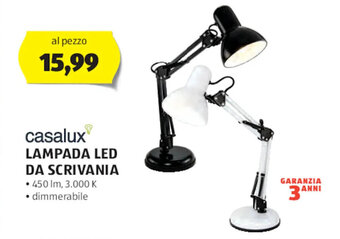 ALDI casalux Lampada LED da scrivania offerta