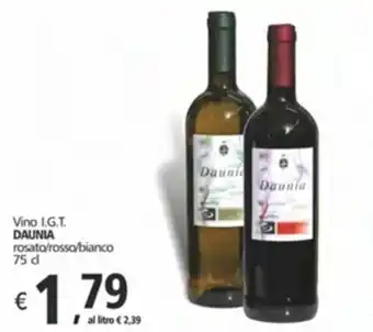 Alter Discount Daunia Vino I.G.T. 75 cl offerta