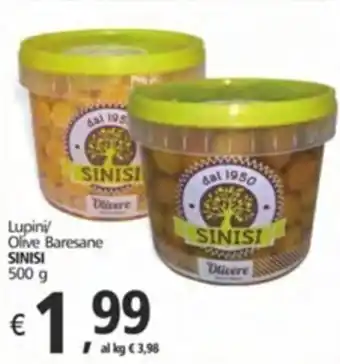 Sinisi Lupini/Olive Baresane 500 g