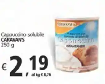 Alter Discount Caravan's Cappuccino solubile 250 g offerta