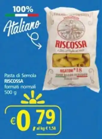 Alter Discount Riscossa Pasta di Semola 500 g offerta
