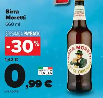 Carrefour Moretti Birra 660 ml offerta