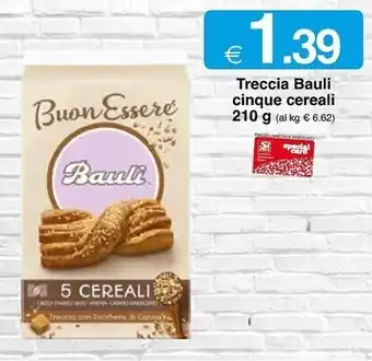 Sì con te Bauli treccia cinque cereali offerta