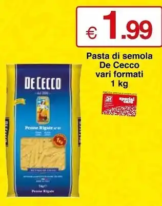 De cecco pasta di semola
