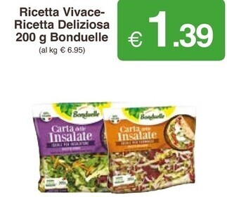 Sì con te Bonduelle ricetta vivace ricetta deliziosa offerta