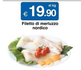 Filetto di merluzzo nordico
