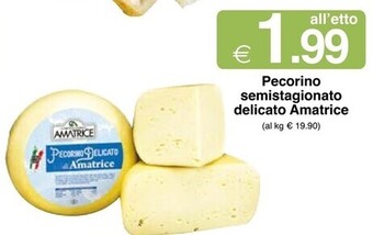 Amatrice pecorino semistagionato delicato