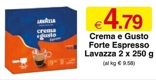 Sì con te Lavazza crema e gusto forte espresso offerta