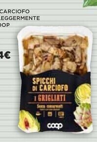 Coop Coop spicchi di carciofo grigliati leggermente conditi offerta