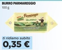 Coop Parmareggio burro offerta
