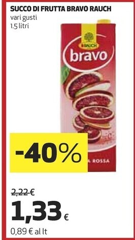 Coop Rauch succo di frutta bravo offerta