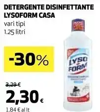 Coop Lysoform detergente disinfettante casa offerta