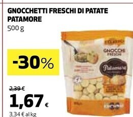 Coop Patamore gnocchetti freschi di patate offerta