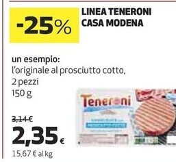 Coop Casa modena linea teneroni offerta