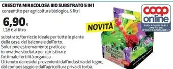 Coop Crescita miracolosa bio substrato 5 in 1 offerta