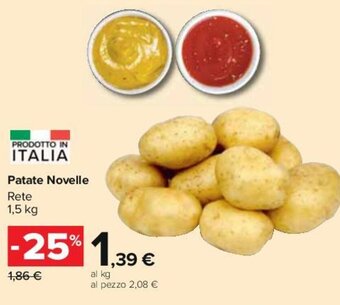 Carrefour Patate Novelle 1,5 kg offerta