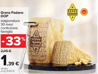 Carrefour Grana Padano DOP 30 mesi offerta