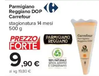 Carrefour Carrefour Parmigiano Reggiano DOP 14 mesi 500 g offerta