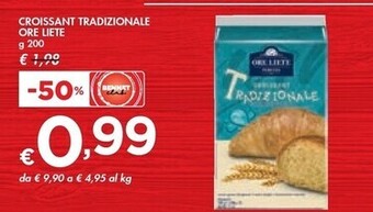 Bennet Ore liete - croissant tradizionale offerta