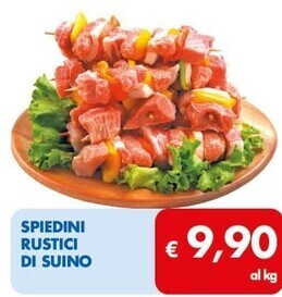 MD Discount Spiedini rustici di suino offerta