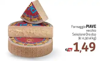 Piave Formaggio vecchio Selezione Oro dop