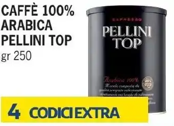 Maxi Family Pellini Top Caffè 100% Arabica gr 250 offerta