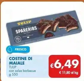 MD Discount Tulip costine di maiale offerta