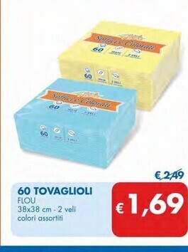 MD Discount Flou 60 tovaglioli offerta