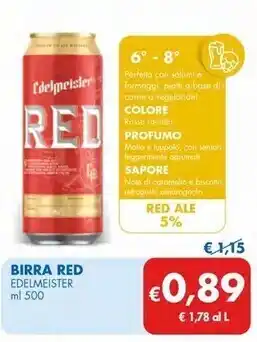 MD Discount Edelmeister birra red offerta
