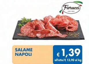 MD Discount Fiorucci salame napoli offerta