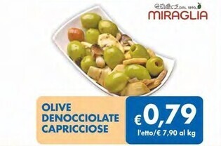 MD Discount Miraglia olive denocciolate capricciose offerta