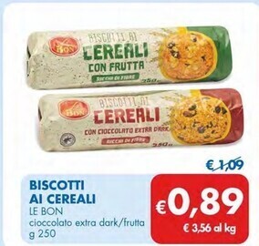 MD Discount Le bon biscotti ai cereali offerta