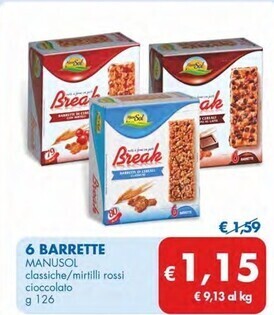 MD Discount Manusol 6 barrette offerta